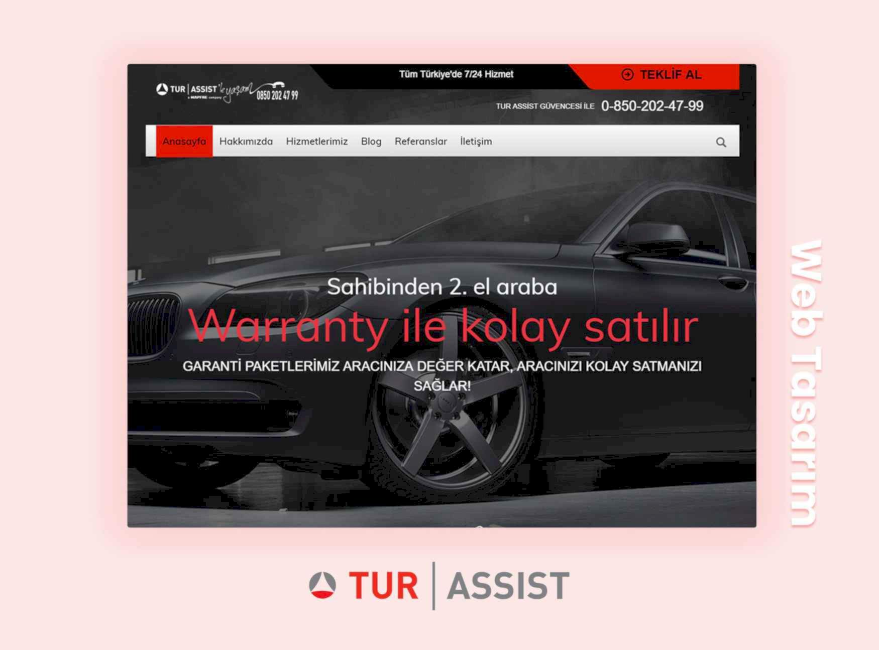 Tur Assist Mapfre - İkinci El Garanti - Web Tasarım