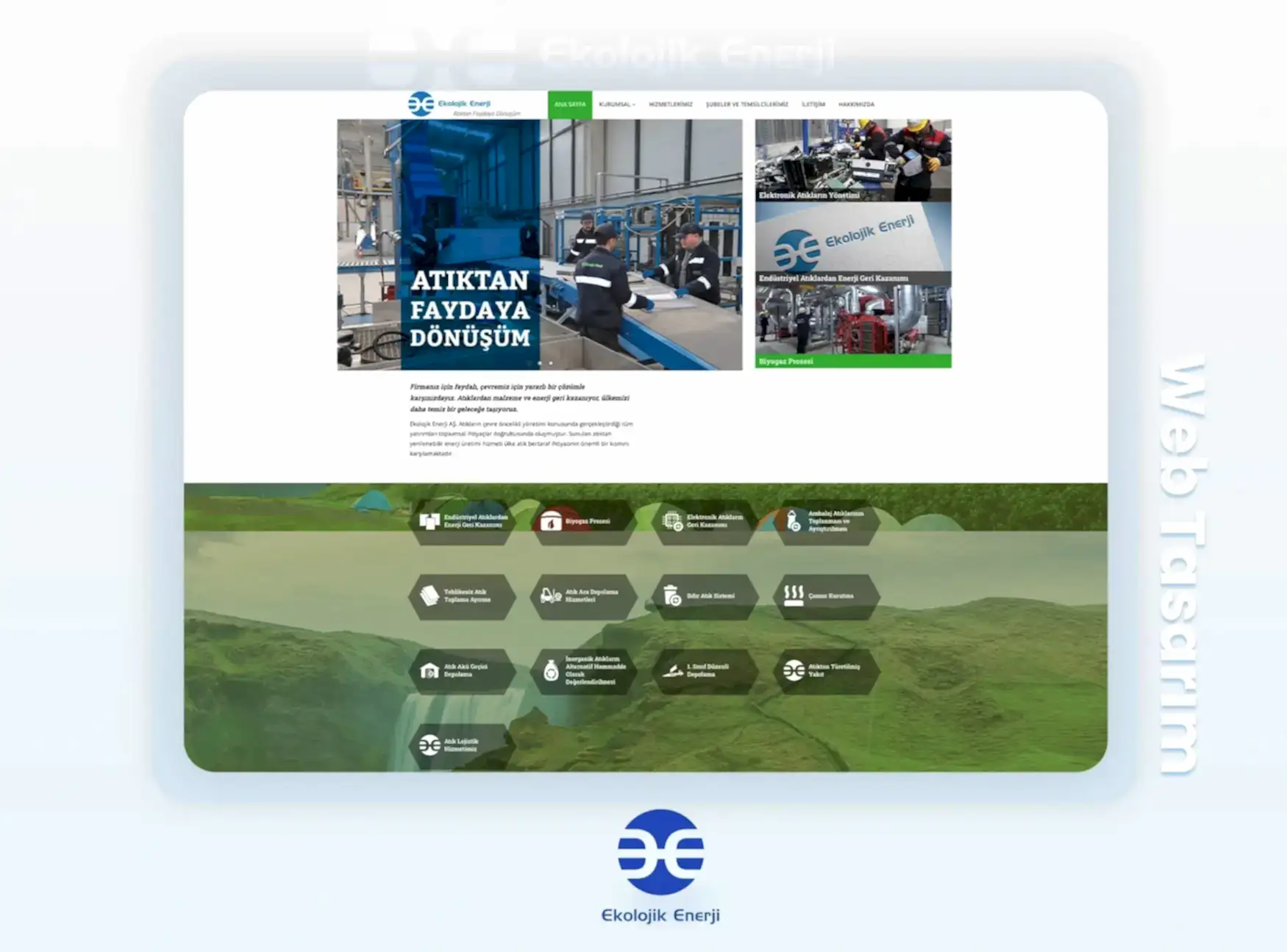 Ekolojik Enerji - Web Tasarım ve Entegrasyon